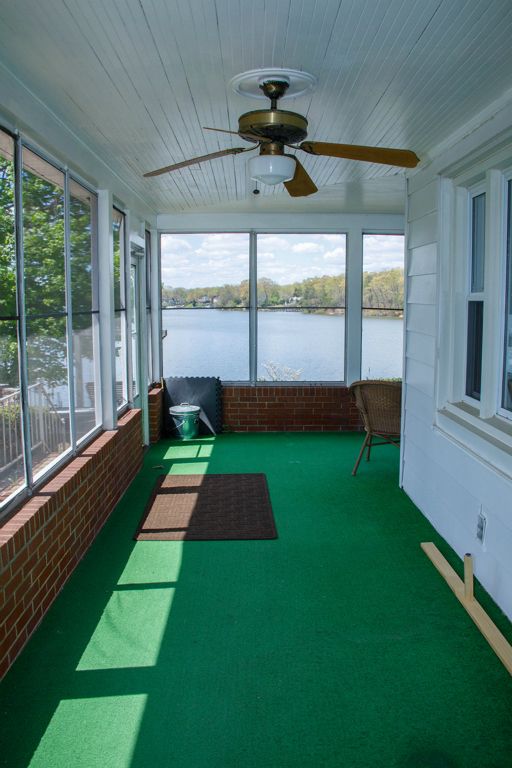 The old porch, before kitchen expansion.